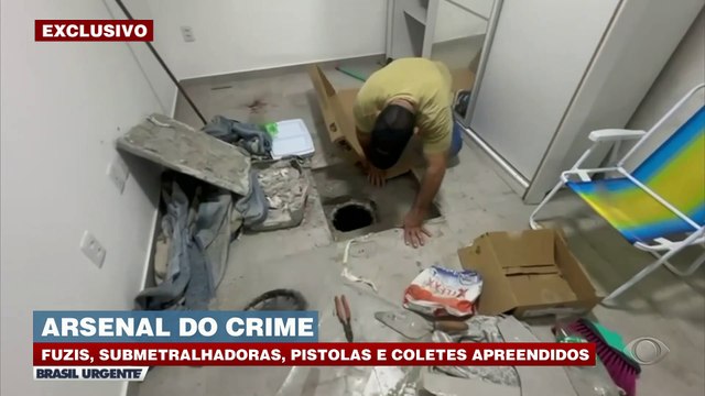 Arsenal do crime: armas de guerra apreendidas e suspeitos presos