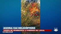 Helicóptero cai em Caruaru, em Pernambuco