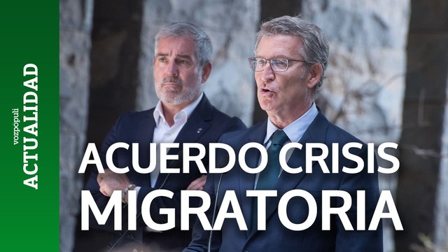 Feijóo anuncia un acuerdo con Canarias sobre política migratoria que ofrecerá al Gobierno