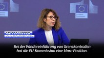 EU-Kommission: Deutsche Grenzkontrollen 