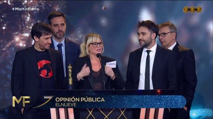"Anarcocapitalismo: no te tenemos miedo": Manguel al recibir el Martín Fierro a Mejor Periodístico por Opinión Pública