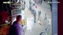 Pelea a palo! Cuatro personas atacaron a un hombre al sur de Bogotá