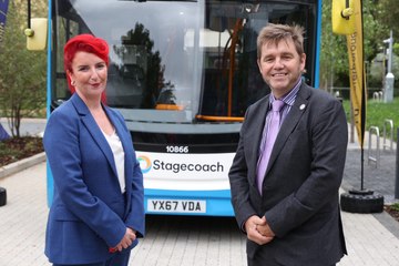 Peterborough politicians on the buses