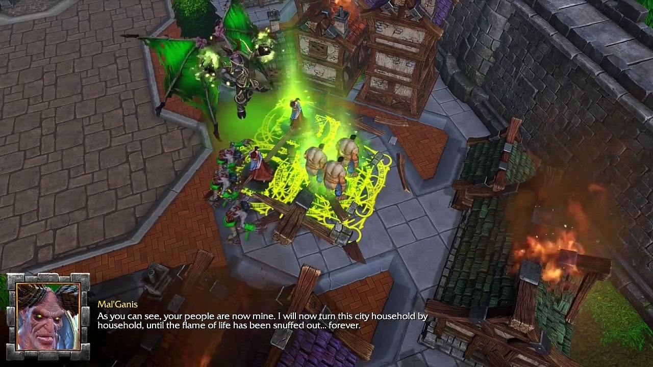 Mal'Ganis all dialogue/cutscenes warcraft 3 reforged