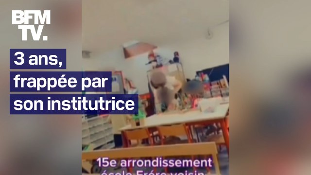 3 ans, frappée par son institutrice