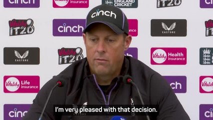 Trescothick pleased with McCullum being named England's white-ball coach