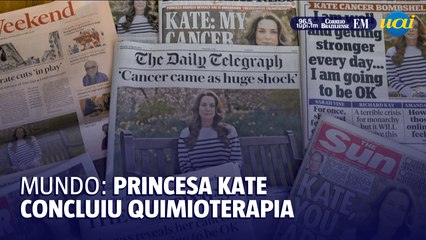 Mundo: Princesa Kate concluiu quimioterapia