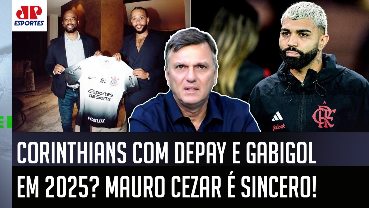 Gabigol com Depay no Corinthians? "EU NÃO DUVIDO DE MAIS NADA! Gente..." Mauro Cezar FALA TUDO!