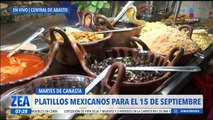 Así al precio de algunos platillos mexicanos en la Central de Abasto de la CDMX