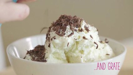 How To Grate Chocolate With A Potato Peeler | GoodToEat