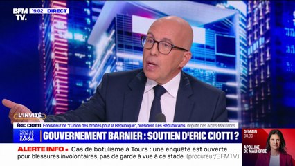 Download Video: Pour Éric Ciotti, le gouvernement Barnier 