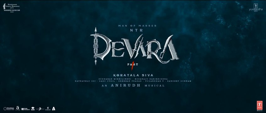 Devara Part -1 (2024) Trailer (Hindi)-NTR Saif Ali Khan Janhvi Koratala Siva