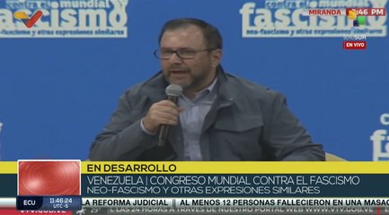 Congreso Mundial contra el Fascismo defiende la paz y la vida