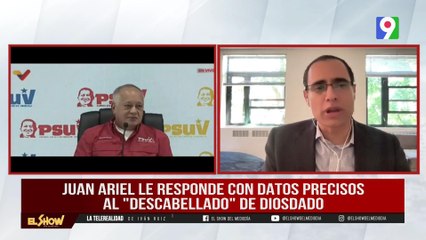 Juan Ariel Jiménez le responde con datos a Diosdado Cabello | El Show del Mediodía