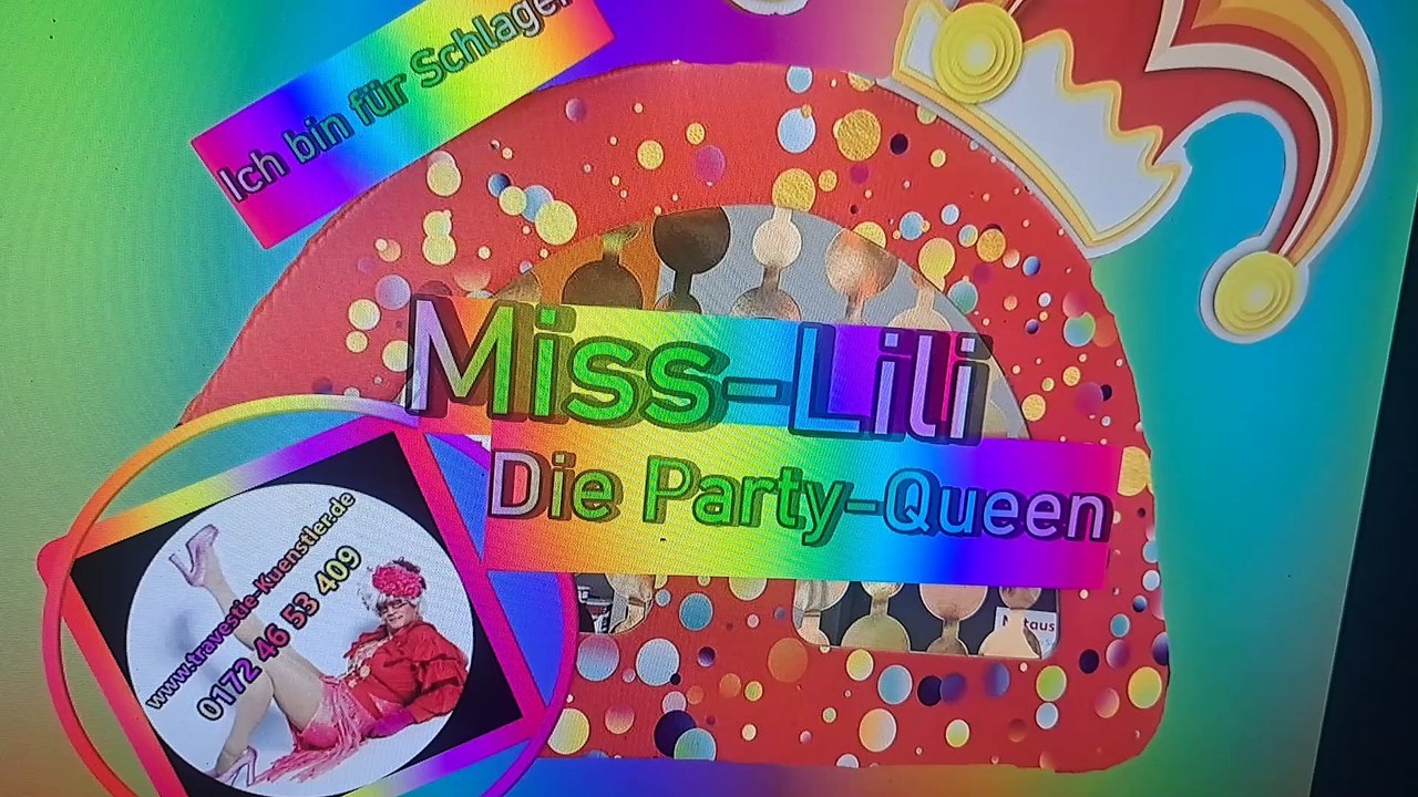 Travestiekunst miss-lili die party-queen