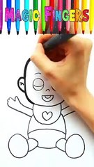 Bayi Cantik Menggambar, Melukis dan Mewarnai