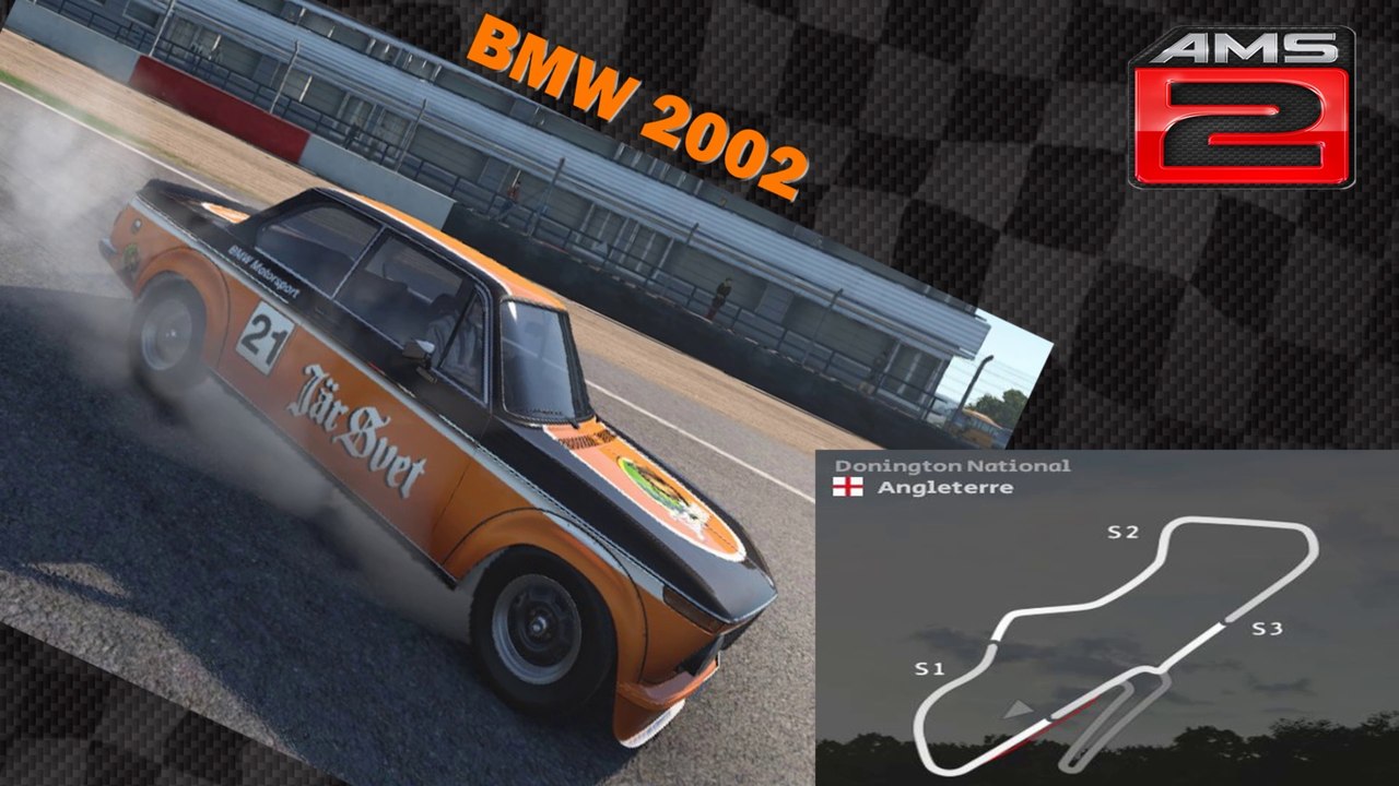 Tour de piste à Donington National en BMW 2002 sur Automobilista 2