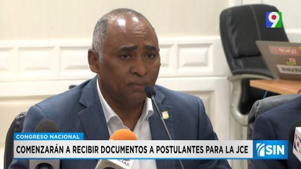 Anuncian recepción de documentos postulantes de JCE |Primera Emisión SIN