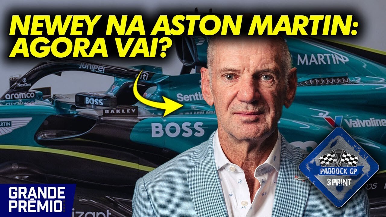 ASTON MARTIN anuncia NEWEY para ser campeã da F1 e BORTOLETO agrada McLAREN | Paddock Sprint