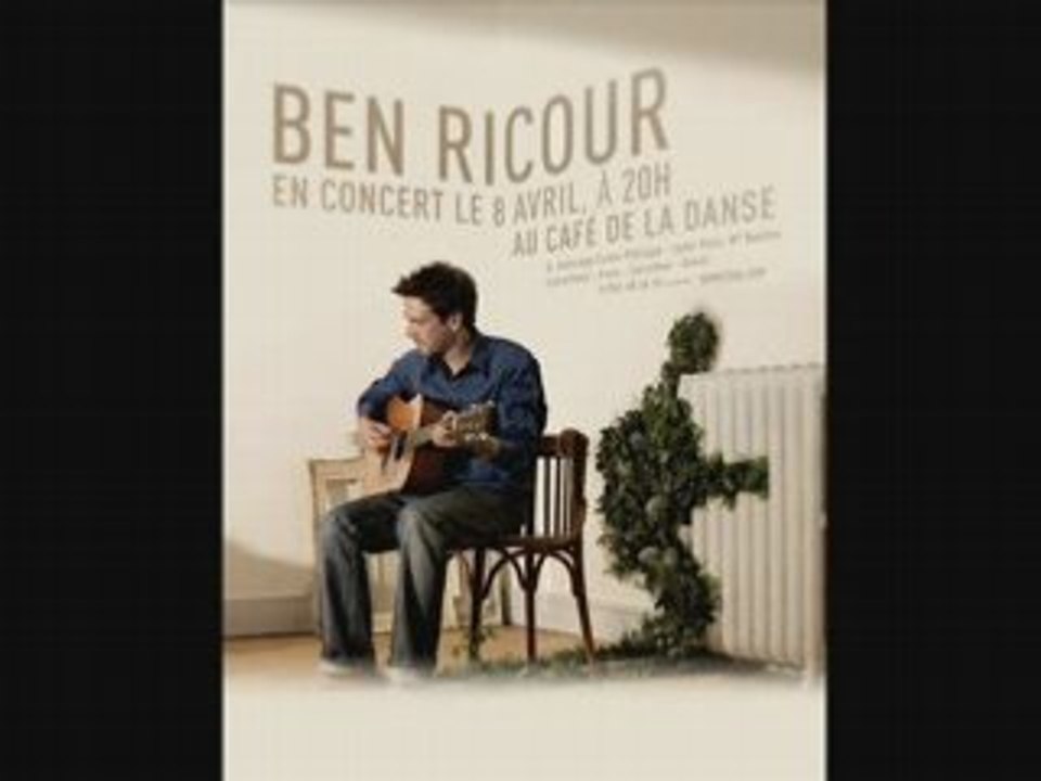 Ben Ricour au Café de la Danse