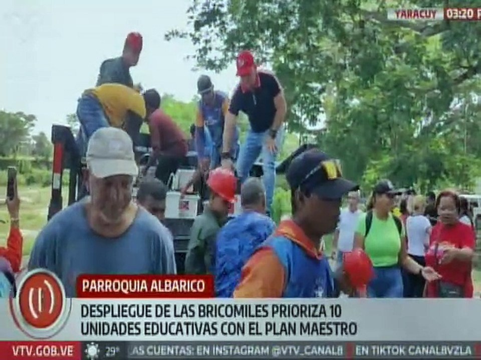 Yaracuy | Gobierno Bolivariano realizo entrega de insumos para la rehabilitación de escuelas