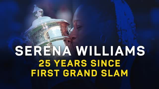 Serena Williams' first grand slam - 25 years on