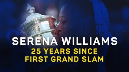 Serena Williams' first grand slam - 25 years on