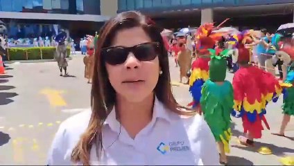 Dora Cruz vocera de Grupo Premier habla sobre desfiles
