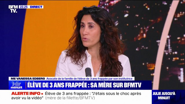 Fillette de 3 ans frappée par sa maîtresse: selon plusieurs mamans de l'école, les enfants ont parlé et ont dit que l'institutrice était coutumière de ce genre d'agissements , déclare l'avocate de la famille, Vanessa Edberg