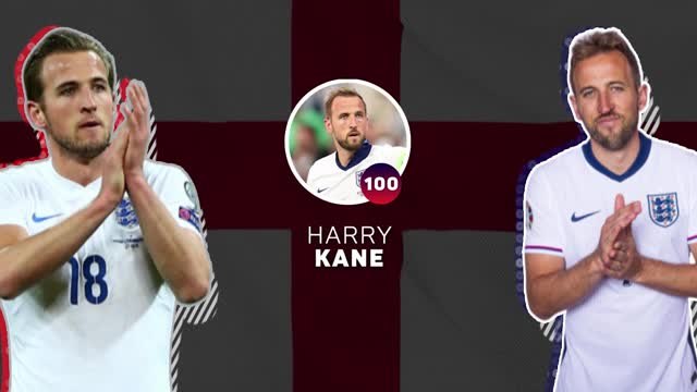 Harry Kane: England captain reaches 100 caps