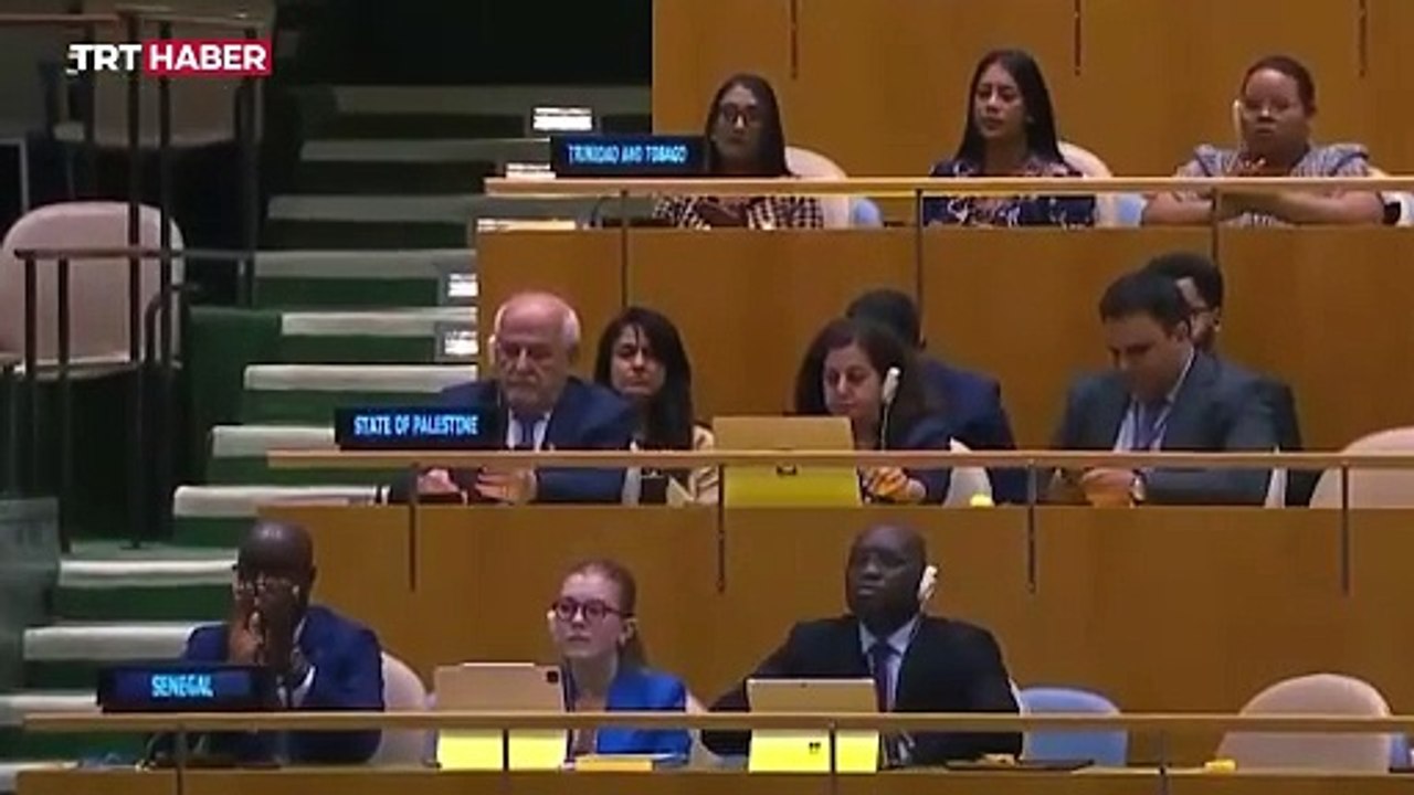 BM Genel Kurulu'nda bir ilk: Filistin genel kurul oturumunda sandalye sahibi oldu!