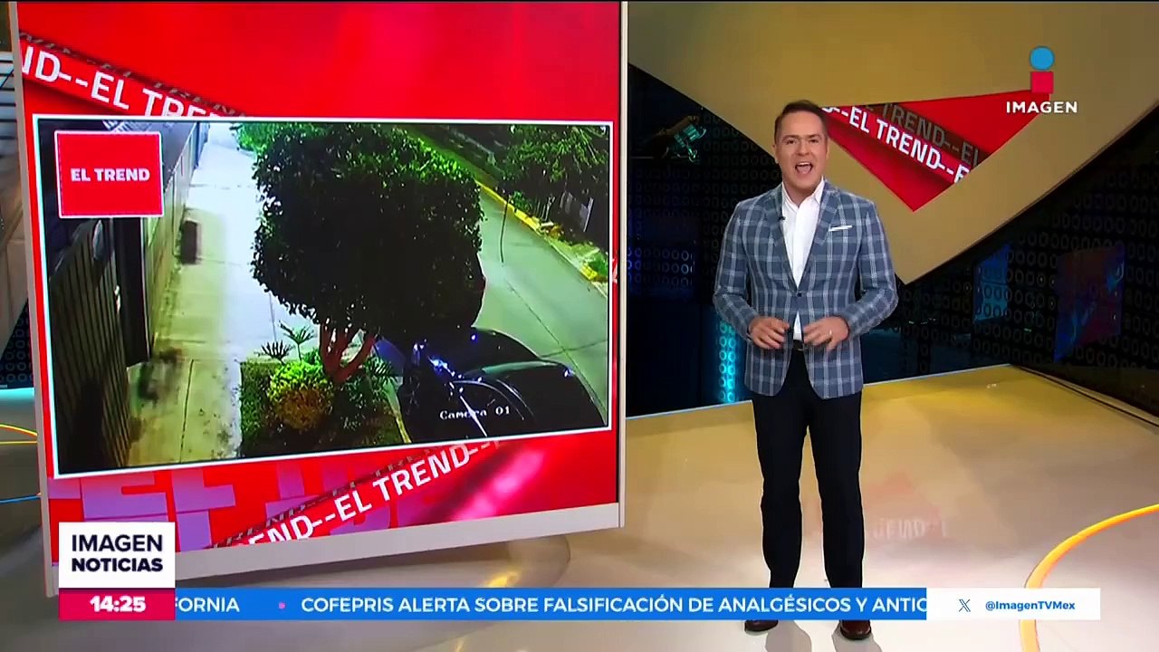 VIDEO: Roban espejos en menos de un minuto