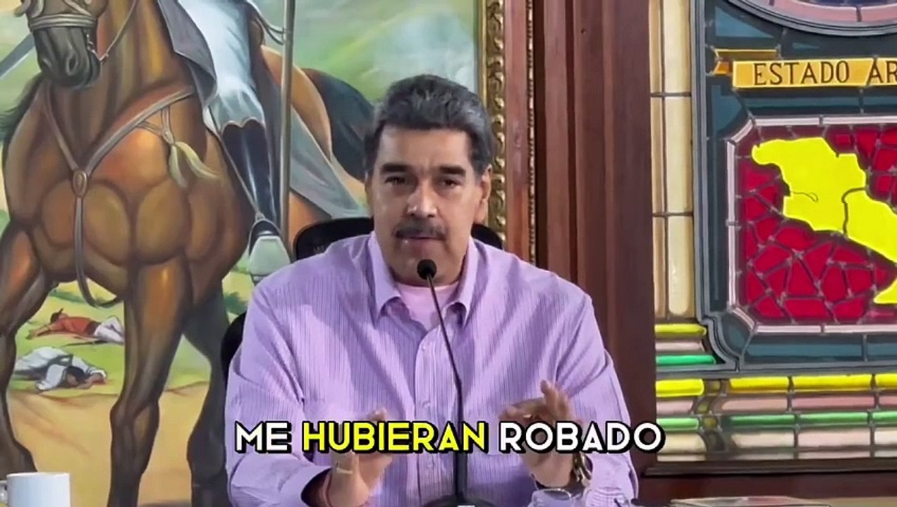 Maduro llama "ladrón" a Luis Abinader tras confiscación de su avión en República Dominicana