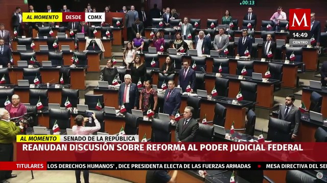 Senado reanuda la discusión sobre la reforma al Poder Judicial de la Federación