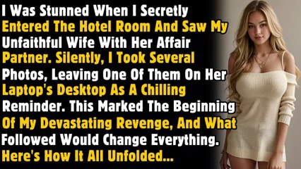 I Was Stunned When I Secretly Entered the Hotel Room and Saw My Unfaithful Wife with Her AP