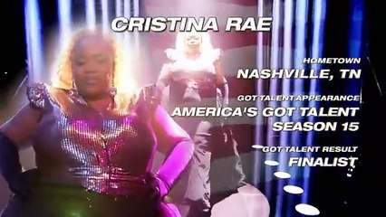 AGT: All-Stars 2023 - Cristina Rae canta una inolvidable interpretación de "Hold My Hand", de Lady Gaga |