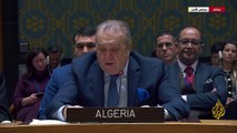 Speech by the Algerian President in the Security Council