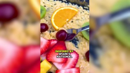 Se viraliza haciendo una paella con frutas y la reacción de los españoles no se hace esperar