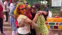 Índia celebra o Holi, o festival hindu da cor, que assinala o despertar da primavera