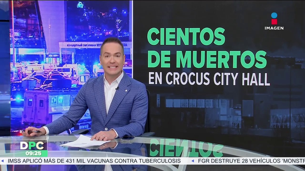 Ataque terrorista en Moscú deja más de 130 muertos