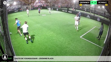 Faute de Younous BARI - CROWNE PLAZA