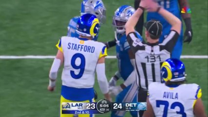 Lesión espeluznante en el Lions-Rams de la NFL