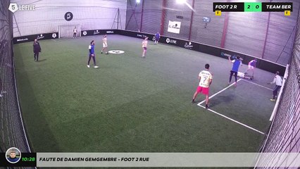 Faute de Damien GEMGEMBRE - FOOT 2 RUE