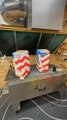 Réalisation de drapeaux à l’aérographe sur enceintes @klipschaudio  Made in Fockeur  www.af-custom.com #klipsch #afcustom #airbrush #aerographefockeur #flag #usa