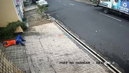 MG: gari é atropelado por carro após deitar em calçada para descansar