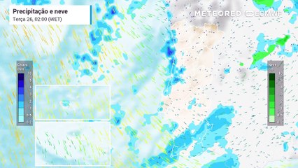 Semana da Páscoa em Portugal com um forte temporal de chuva