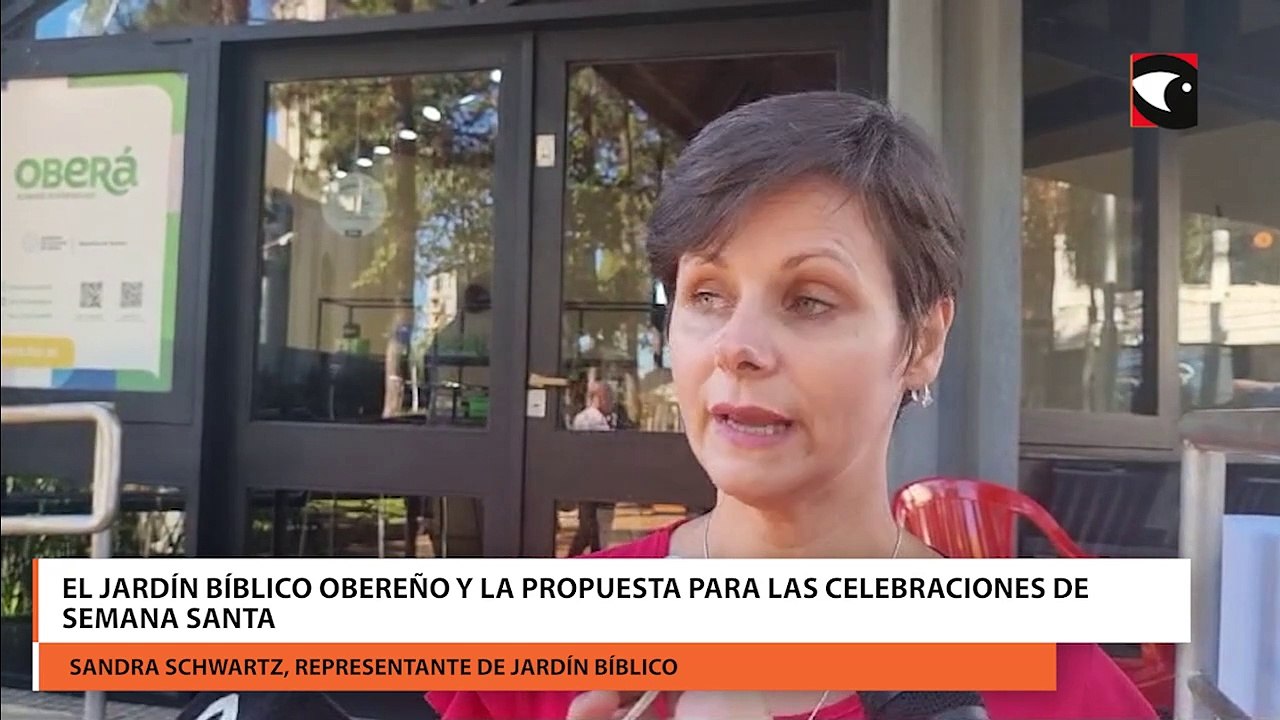 El Jardín Bíblico obereño y la propuesta para las celebraciones de Semana Santa