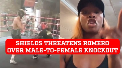 Claressa Shields threatens Rolly Romero over male-to-female knockout