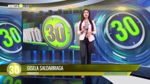 Avance noticioso del mediodía en Minuto30 de este 13 de septiembre