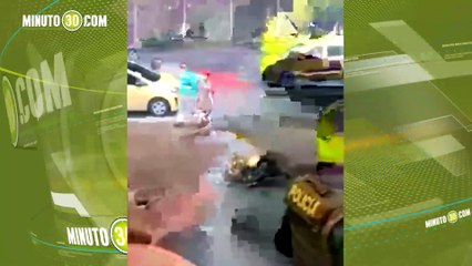 Otra moto quemada Así atendieron a presunto ladrón en el barrio López de Mesa